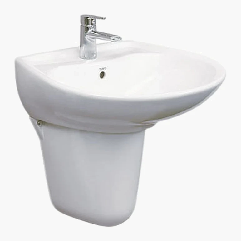 Chậu rửa mặt treo tường chân lửng TOTO LHT300CM